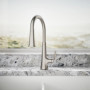 KOHLER Tone® Pull-down kitchen sink faucet with three-function sprayhead 1.5 gpm - Vibrant Stainless