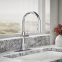 KOHLER Crue® Touchless pull-down kitchen sink faucet with KOHLER® Konnect™ and three-function sprayhead 1.5 gpm - Polished Chrome