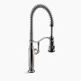 KOHLER Tournant® Semi-professional kitchen sink faucet with three-function sprayhead 1.5 gpm - Vibrant Titanium