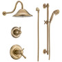 Delta TempAssure 17T Thermostatic Shower System in Champagne Bronze with Hand Shower and Volume Control