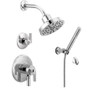 Delta Bowery Monitor 17 Series Pressure Balanced Shower System with Integrated Volume Control, Shower Head and Hand Shower - Includes Rough-In Valves - Chrome