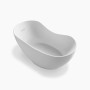 Kohler Abrazo® 66" x 31-1/2" freestanding bath - White