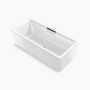 Kohler  Volute™ 63" x 28-3/8" freestanding bath with shroud - White