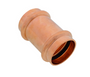 C- Press 1/2 in. Copper Press  Pressure Coupling with No Stop for 10 pc