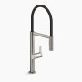 Kohler Components® Semi-professional kitchen sink faucet with two-function sprayhead - Vibrant Stainless