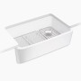 Kohler Ironridge® 34" undermount single-bowl farmhouse kitchen sink - White