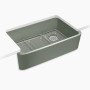 Kohler Ironridge® 34" undermount single-bowl farmhouse kitchen sink - Aspen Green