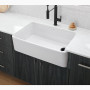 Kohler Ironridge® 34" undermount single-bowl farmhouse kitchen sink - Teal