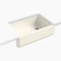 Kohler Whitehaven® 32-3/4" undermount single-bowl farmhouse kitchen sink - Biscuit