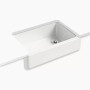 Kohler Whitehaven® 32-3/4" undermount single-bowl farmhouse kitchen sink - Sea Salt
