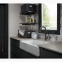 Kohler Whitehaven® 32-3/4" undermount single-bowl farmhouse kitchen sink - Truffle