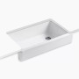 Kohler Whitehaven® 35-1/2" undermount single-bowl farmhouse kitchen sink - White
