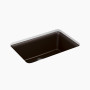 Kohler Cairn® 27-1/2" undermount single-bowl kitchen sink - Matte Brown