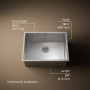 Kohler Strive® 24" undermount single-bowl kitchen sink