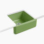 Kohler Whitehaven® 23-1/2" undermount single-bowl farmhouse kitchen sink - Fresh Green