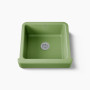 Kohler Whitehaven® 23-1/2" undermount single-bowl farmhouse kitchen sink -Fresh Green