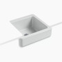 Kohler Whitehaven® 23-1/2" undermount single-bowl farmhouse kitchen sink -Ice Grey