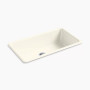 Kohler Iron/Tones® 33" top-/undermount single-bowl kitchen sink - White