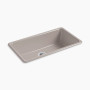 Kohler Iron/Tones® 33" top-/undermount single-bowl kitchen sink - Truffle