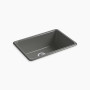 Kohler Iron/Tones® 27" top-/undermount single-bowl kitchen sink - Thunder Grey