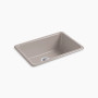 Kohler Iron/Tones® 27" top-/undermount single-bowl kitchen sink - Truffle