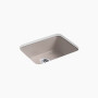 Kohler Iron/Tones® 24-1/4" top-/undermount single-bowl bar sink - Truffle