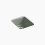 Kohler Iron/Tones 17 inch top undermount single bowl bar sink Aspen Green