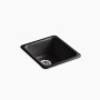 Kohler Iron/Tones® 17" top-/undermount single-bowl bar sink - Black Black
