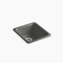 Kohler Iron/Tones® 17" top-/undermount single-bowl bar sink - Thunder Grey