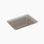 Kohler Cairn® 24-1/2" undermount single-bowl kitchen sink - Matte Taupe