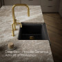 Kohler Cairn® 29-11/16" undermount single-bowl farmhouse kitchen sink - Matte Black