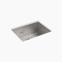 Kohler Vault™ 25" top-undermount single bowl kitchen sink