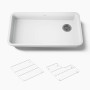 Kohler Cairn® 33" undermount single-bowl kitchen sink - Matte White