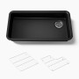 Kohler Cairn® 33" undermount single-bowl kitchen sink - Matte Black