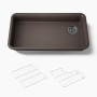 Kohler Cairn® 33" undermount single-bowl kitchen sink - Matte Brown