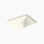 Kohler Riverby® 25" undermount single-bowl kitchen sink - Biscuit
