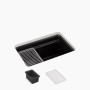Kohler Cairn® 27-1/2" undermount single-bowl utility sink - Matte Black