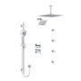 Rohl Fresk Shower System with Shower Head, Hand Shower, Bodysprays, and Hose - Chrome