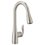 Moen Arbor Smart Kitchen Faucet Spot Resist Stainless One-Handle High Arc Pulldown