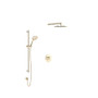 Rohl Tenerife Thermostatic Shower System with Shower Head and Hand Shower - Satin Nickel