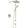 Rohl Tenerife Thermostatic Shower System with Shower Head, Hand Shower, Slide Bar, Shower Arm and Valve Trim, Polished Nickel