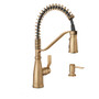 Moen Nolia Bronzed Gold One-Handle High Arc Pulldown Kitchen Faucet