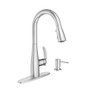 Moen Reyes Chrome One-Handle High Arc Pullout Pulldown Kitchen Faucet