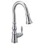 Moen Weymouth Motion Control Smart Kitchen Faucet In Chrome - One Handle High Arc Pulldown