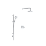Rohl Eclissi Thermostatic Shower System with Shower Head, Hand Shower, and Slide Bar - Polished Chrome