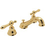 Rohl Arcana 1.2 GPM Widespread Bathroom Faucet with Pop-Up Drain Assembly - Italian Brass