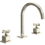 Rohl Apothecary 1.2 GPM Widespread Bathroom Faucet with Pop-Up Drain Assembly - Polished Nickel