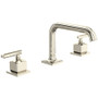 Rohl Apothecary 1.2 GPM Widespread Bathroom Faucet with Pop-Up Drain Assembly Polished Nickel 