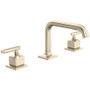 Rohl Apothecary 1.2 GPM Widespread Bathroom Faucet with Pop-Up Drain Assembly Satin Nickel 