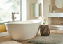 Brizo Invari Floor Mounted Tub Filler with Built-In Diverter - Includes Hand Shower, without Rough-In